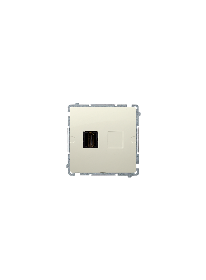Simon Basic Gniazdo HDMI pojedyncze beż BMGHDMI.01/12 KONTAKT