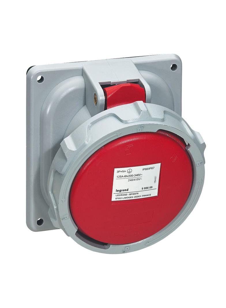 GNIAZDO TABLICOWE 125A 3P+N+Z 415V~ IP 66/67, Legrand