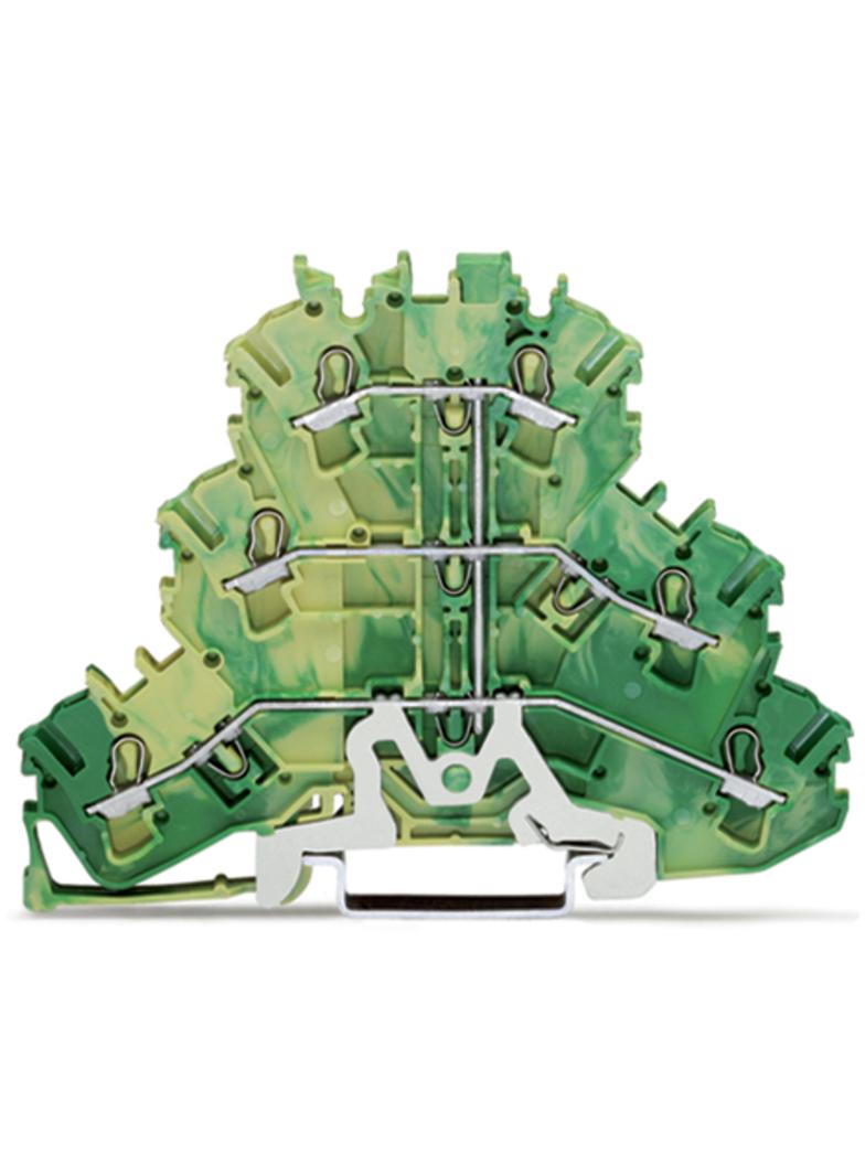 TOPJOBS złączka 3-piętrowa 2,5 mm2 żółto-zielona