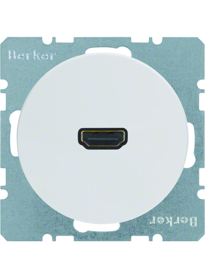BERKER R.1/R.3 Gniazdo HDMI biały 3315422089 HAGER
