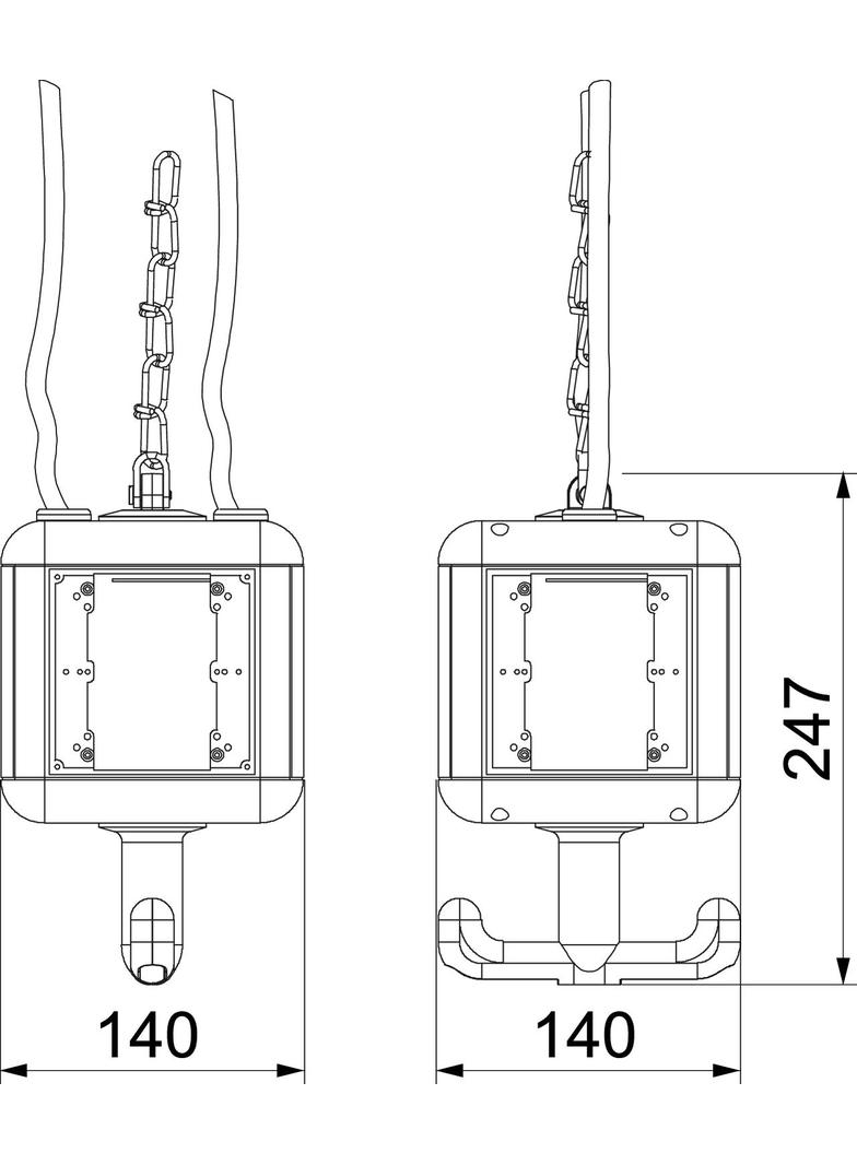 JEDNOSTKA ZASILAJĄCA 140X140X252