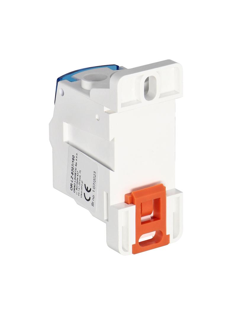 Blok rozdzielczy 160A, zacisk wejściowy 1x16 i 1x70mm2, zaciski wyjściowe 6x16mm2,wygodne mocowanie