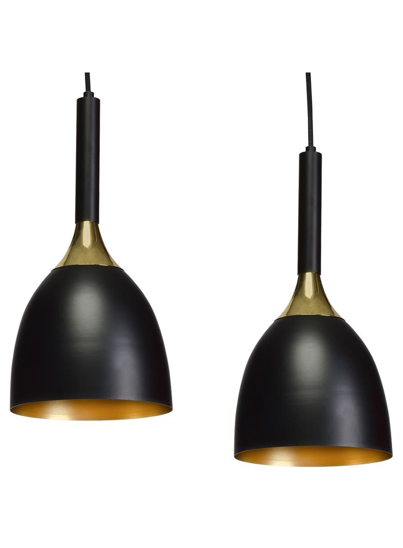 Milagro lampa wisząca Clark 3xE27 czarno/złota MLP6222