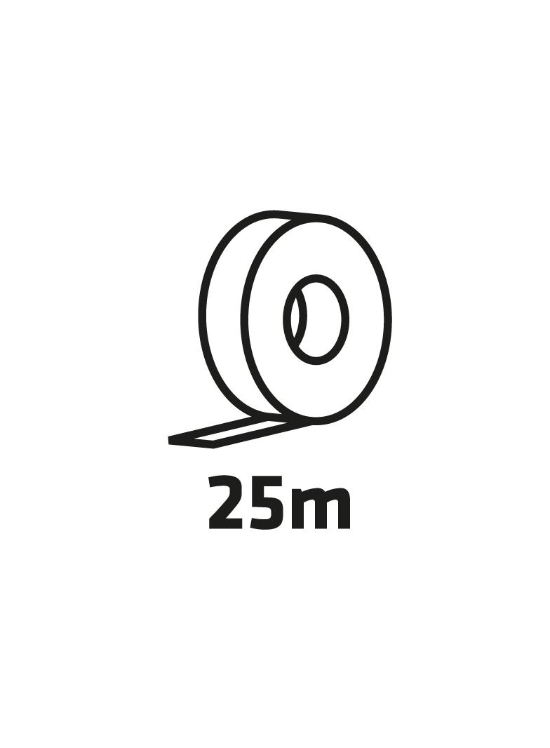Zestaw taśma 10 sztuk x 25 m i zszywki 10 000 szt.