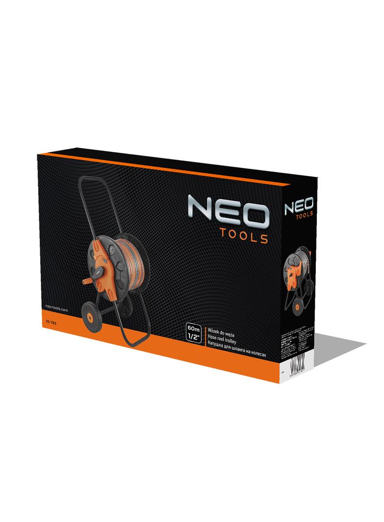 Wózek na wąz ogrodowy, tworzywo sztuczne, do 60 m węza 1/2"