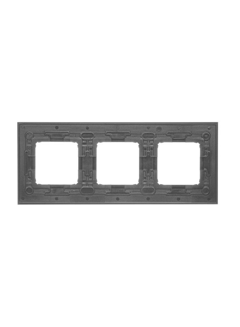 Simon 54 Nature Ramka 3-krotna Nature-Metal INOX YIN IP20/IP44* (*IP44-należy zastosować zestaw uszczelek DUN3) DRN3/78 KONTAKT