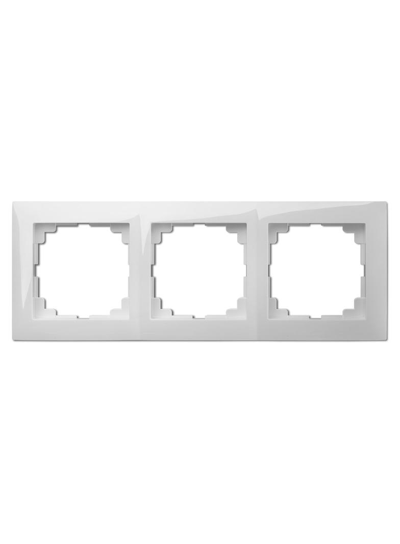 Ramka SENTIA 3x biała  IP 20 biała