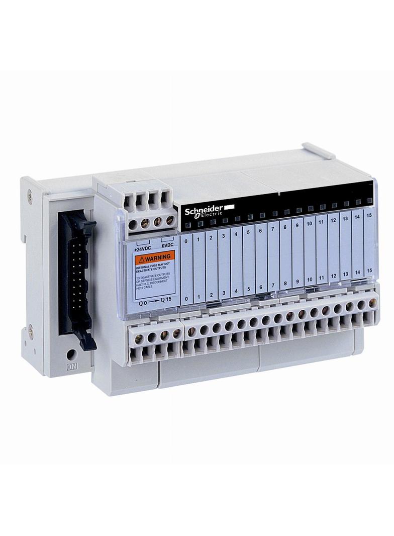 Modicon ABE7 podbaza przekaźnika wyjściowego elektronicznego 16 wyjść 0.5 A ABE7S16S1B2 SCHNEIDER
