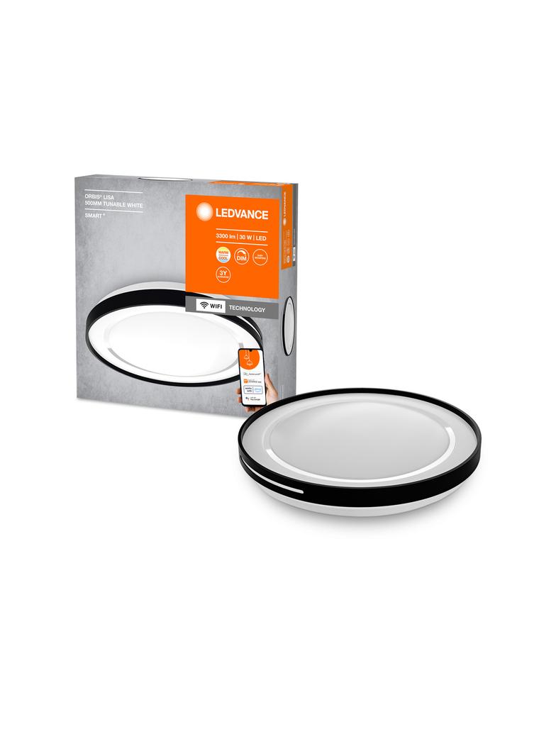 Oprawa SMART+ WIFI ORBIS LISA RD 500 TW BK