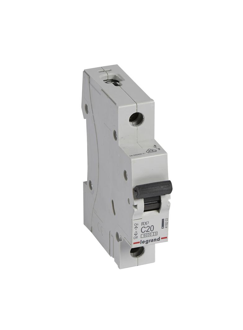 RX3 Wyłącznik Nadprądowy 1P C20A S301 419203 LEGRAND