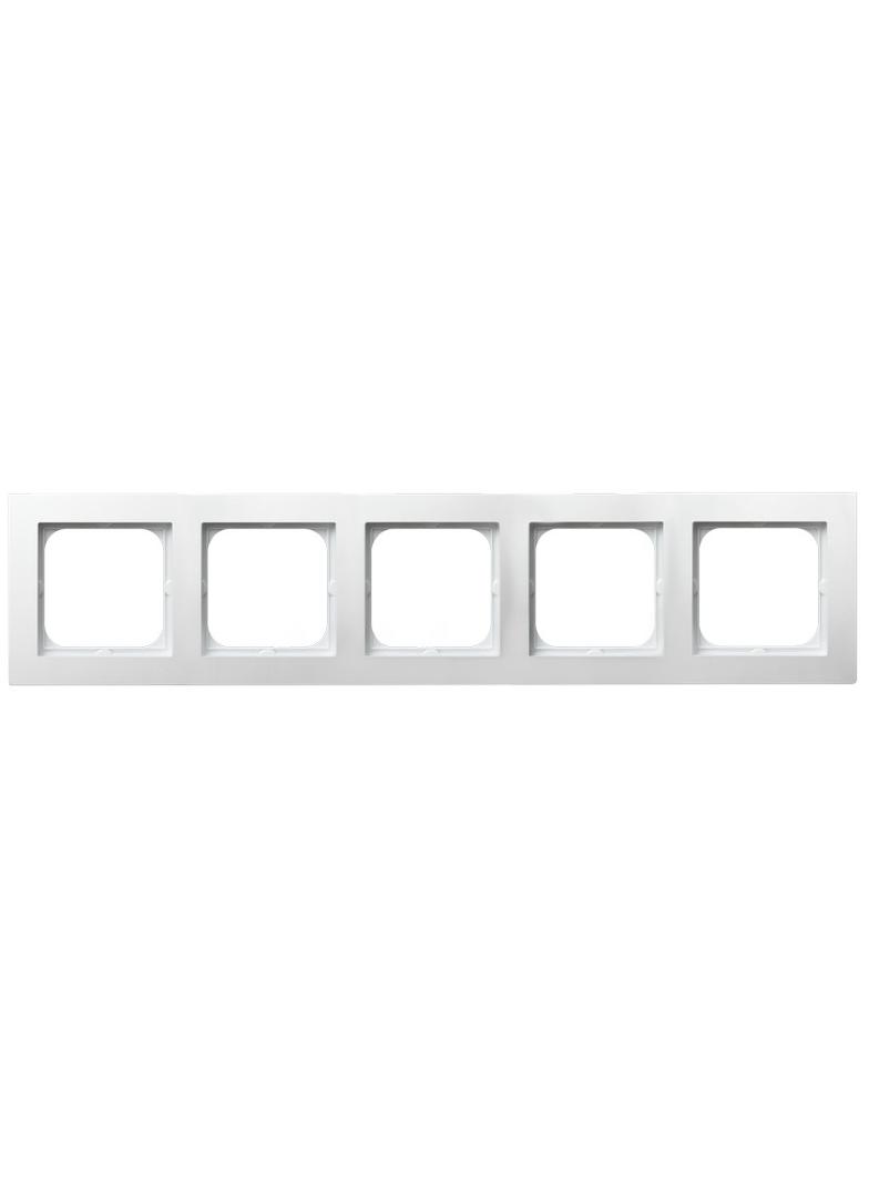 AS Ramka pięciokrotna - kolor biały