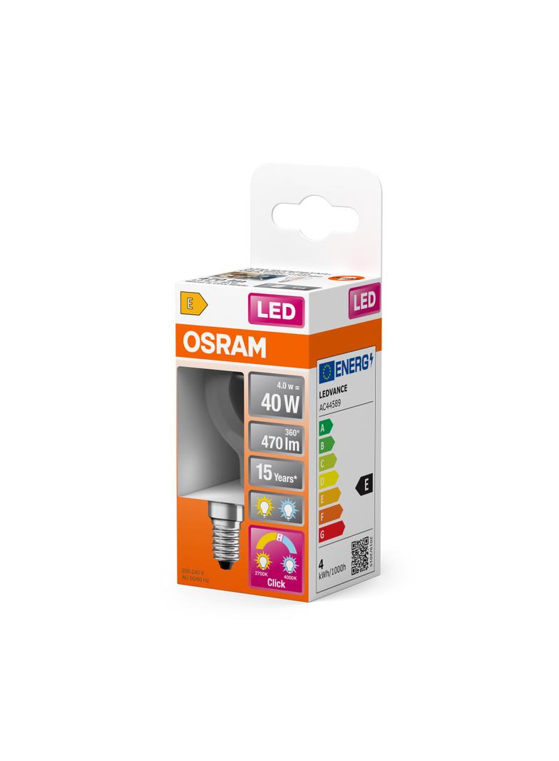 LED STAR+ CL P Act&RelFIL 40 non-dim 5W 827 E14 LAMPA LED LEDVANCE