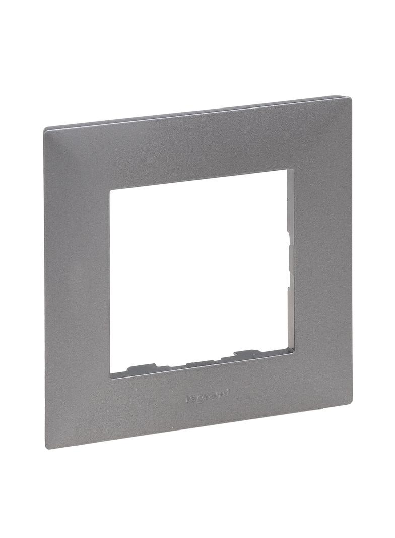Niloe Step - ramka pojedyncza 1x- kolor stalowy, Legrand