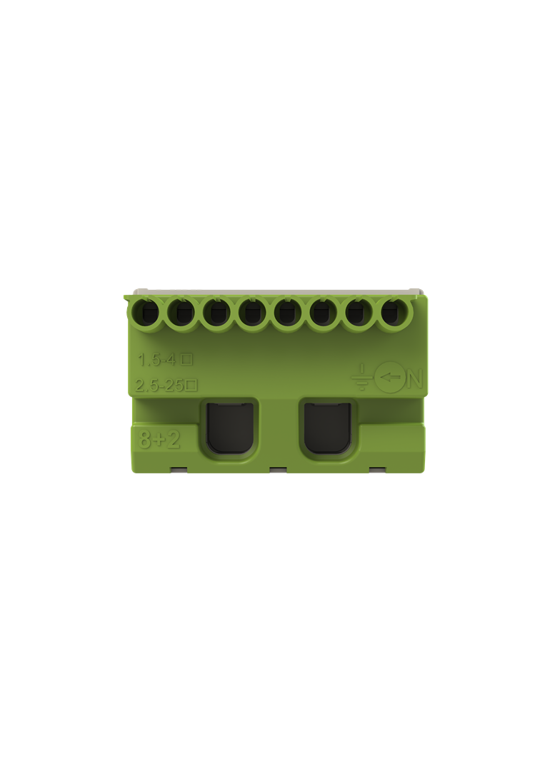 Listwa zaciskowa wtykowa PE 8*1,5-4mm2+2*25mm2