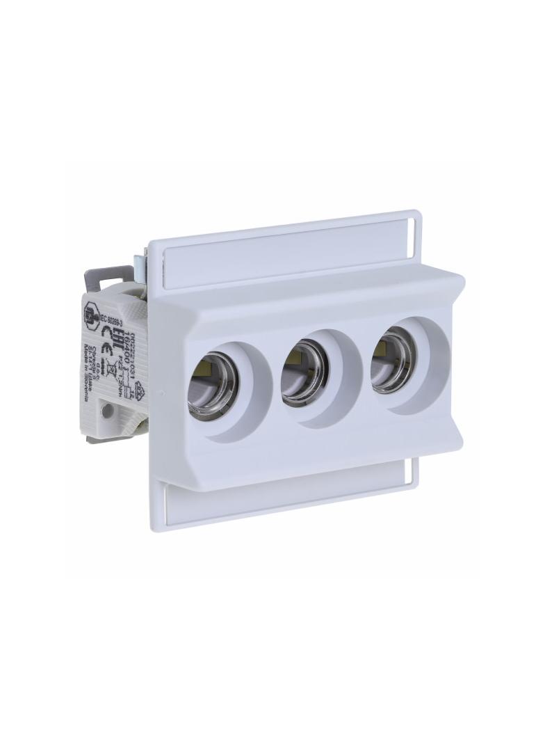 FUSE-BASE D01 3POL DIN HUT Podstawa bezpiecznikowa DII E27 3P szyna DIN TFRN01C EATON