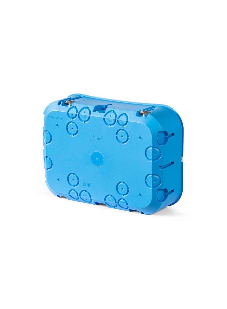 P6x60D ,  Puszka instalacyjna do pustych ścian Multibox2 - sześciopolowa O 6x60, niebieski