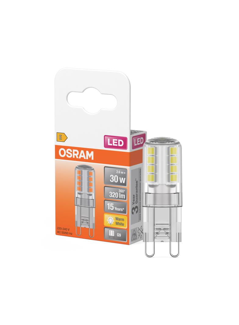 LAMPA LED PIN30 CL 2,6W/827 230V G9