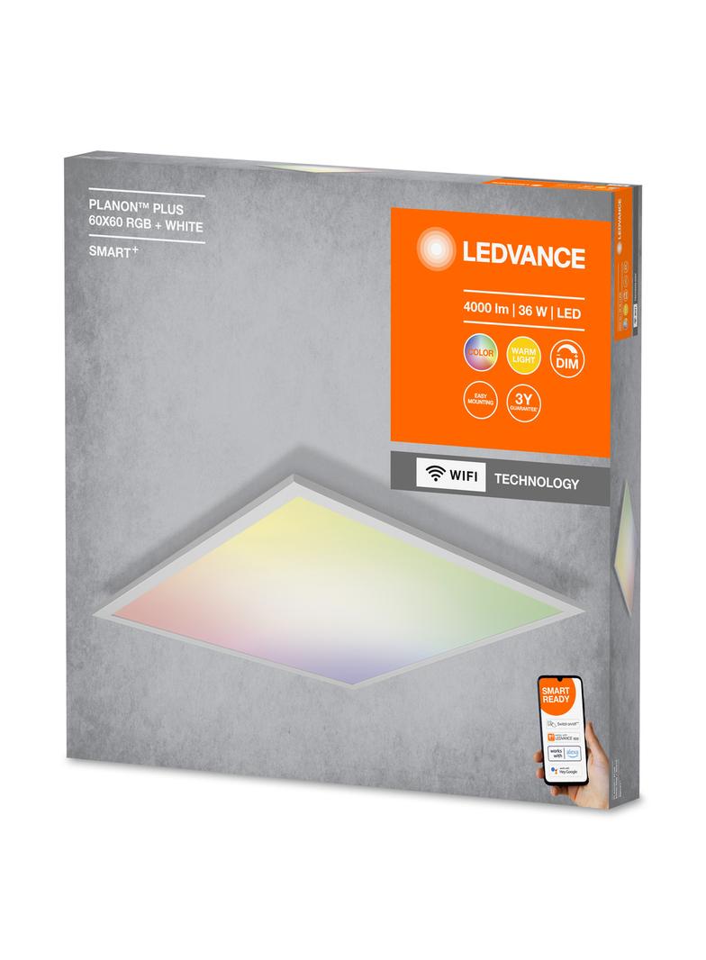 Panel LED 36W RGB SMART+ WIFI PLANON PLUS 600X600 4058075525269 LEDVANCE