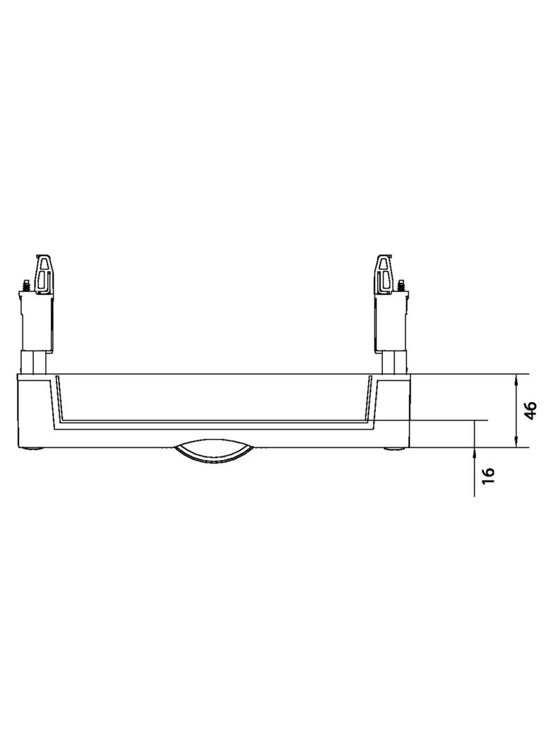 univers N Blok pusty 300x250mm UD21F1 HAGER