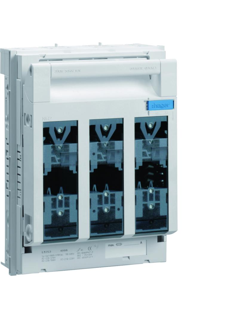 LT rozłącznik bezpiecznikowy NH2 3P 400A 690V AC LT253 HAGER