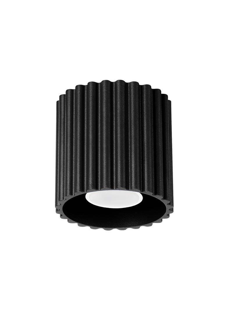 SOLLUX Plafon AURA 1 czarny GU10 ; SL.1784