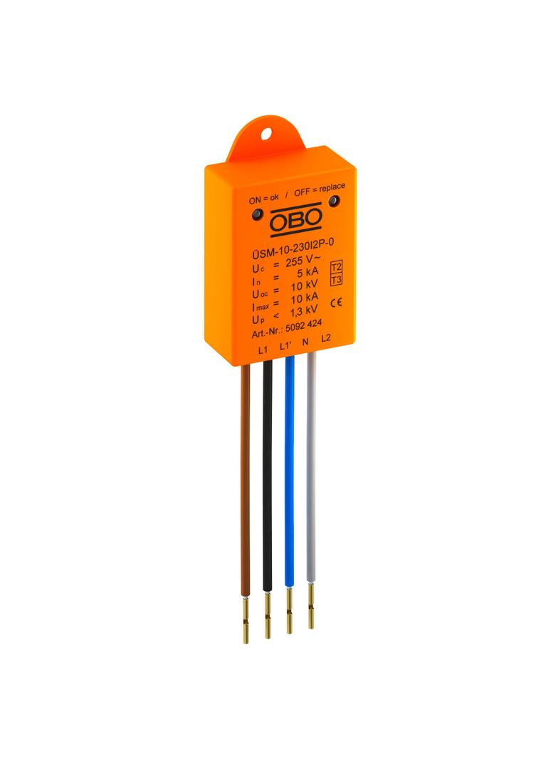 ÜSM-10-230I2P-0 Ogranicznik przepięć LED