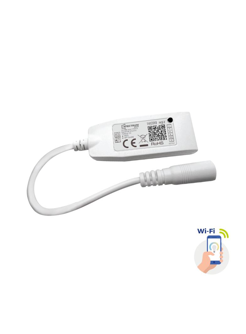 Kontroler do pasków LED RGBW+CCT+DIMM 12/24V DC 24W/48W z konektorem Wi-Fi Spectrum SMART