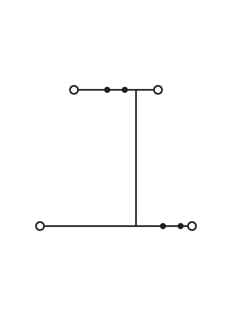 złączka dwupiętrowa L/L 4-przewodowa 2,5 mm2 szara