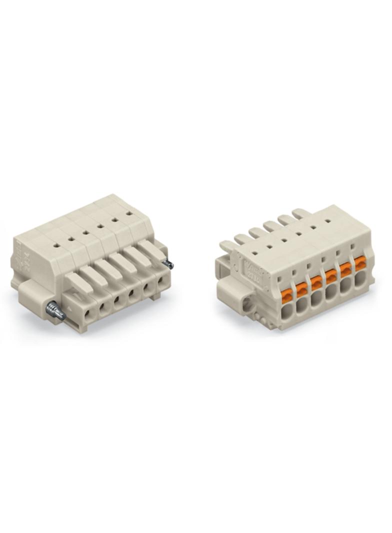 MCS-MINI gniazdo 5-bieg. jasnoszare raster 3,5 mm /50szt./ WAGO