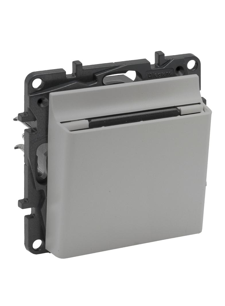 Niloe Step - łącznik hotelowy mechaniczny- kolor aluminium, Legrand