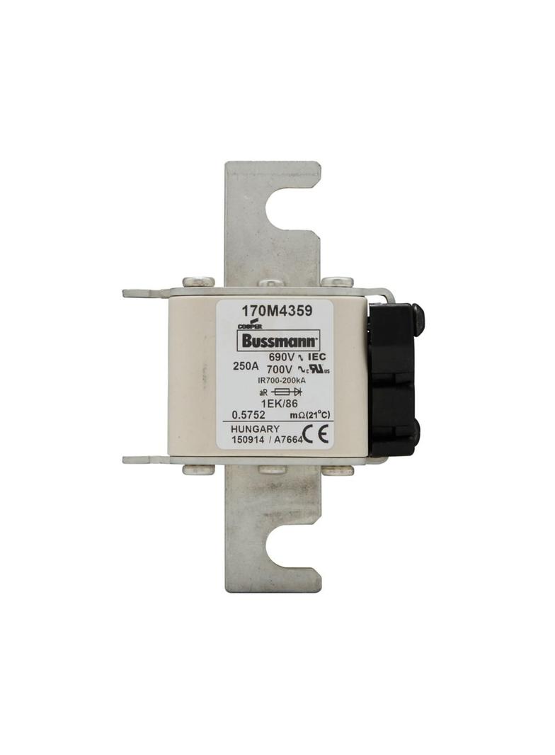 FUSE 250A 690V 1EK/86 AR UC Wkładka szybka 250A AC 690V rozmiar 1 53x69x111 mm aR IEC wska 170M4359