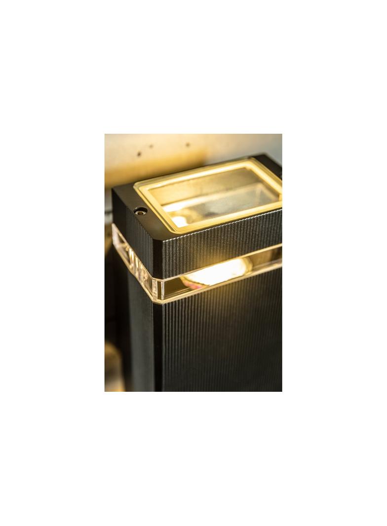 OPRAWA ŚCIENNA DWUKIERUNKOWA NESSA, GU10, MAX. 50W, IP54, AC220-240V, 50/60HZ, CZARNA