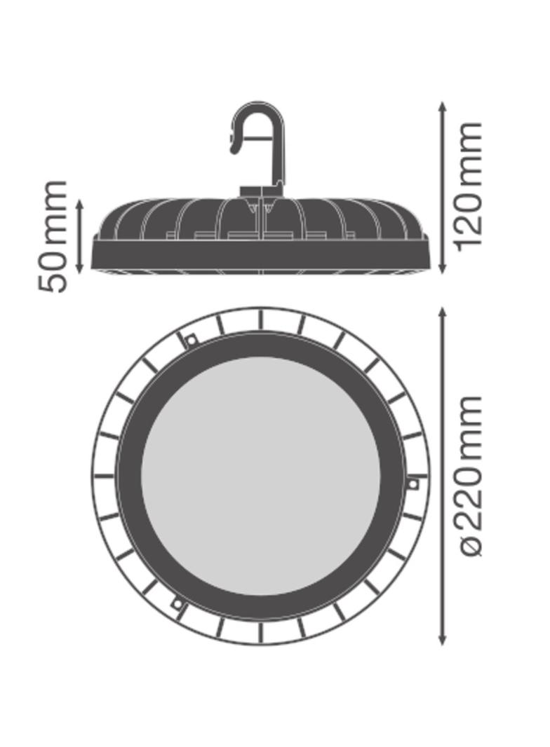 Oprawa HIGH BAY COMPACT V 133W 840 110DEG IP65