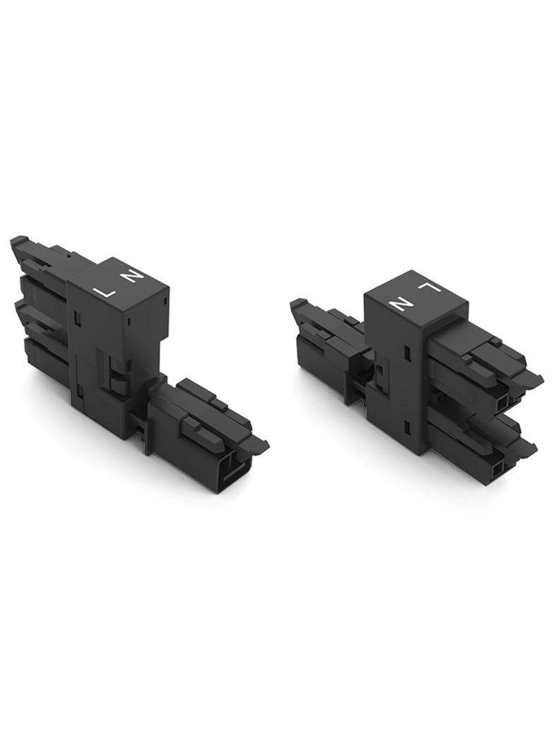 WINSTA MINI rozgałęźnik typu h 2-torowy czarny