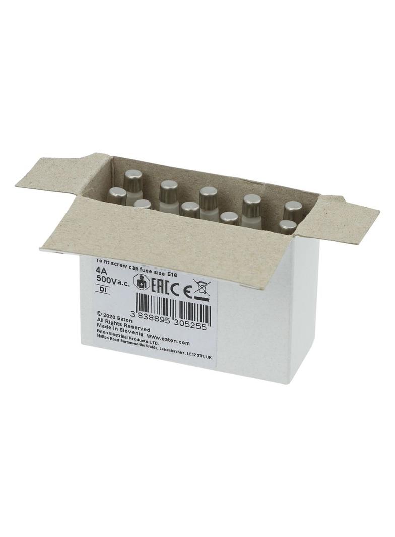 FUSE 4A DI/E16 500VAC DZ Wkładka DI 4A 500VAC DZ E16 4D16Q EATON