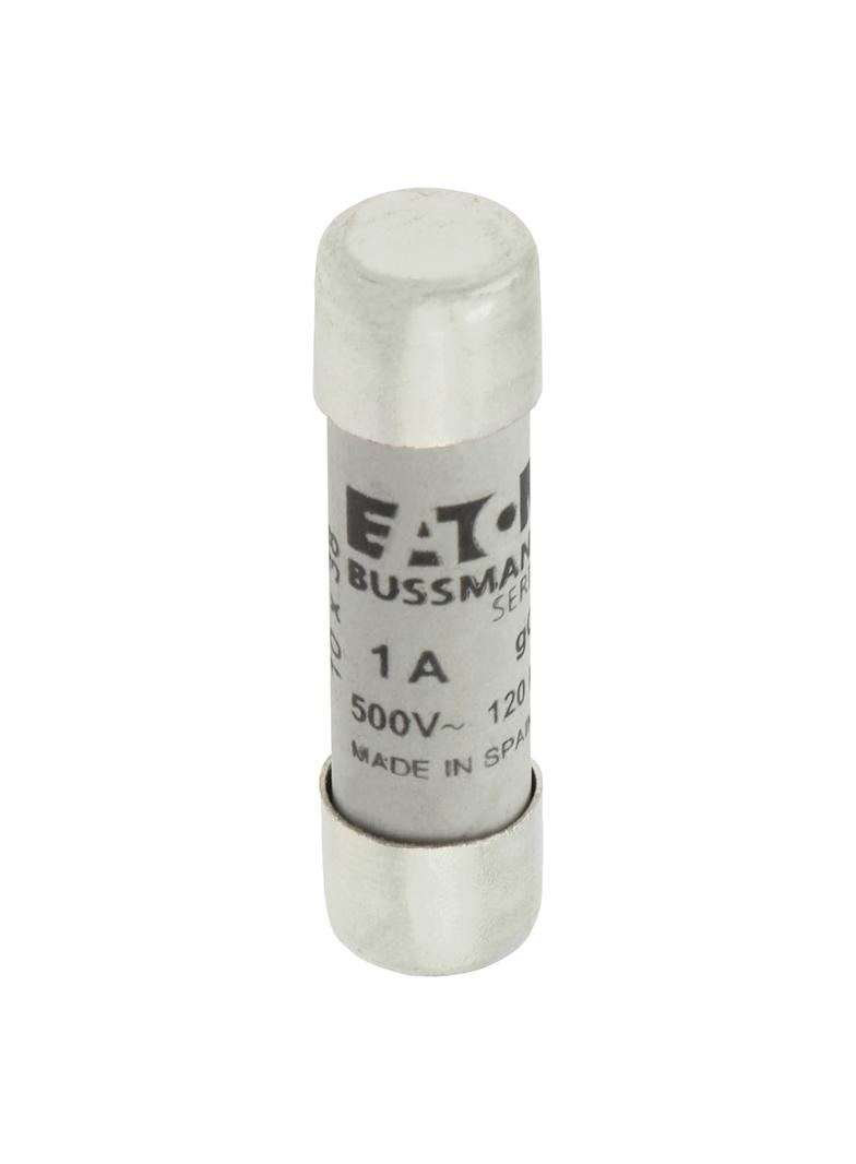 CYLINDRICAL FUSE 10 x 38 1A GG 500V AC Wkładka cylindryczna 10 x 38mm 1A GG 500V AC C10G1 EATON