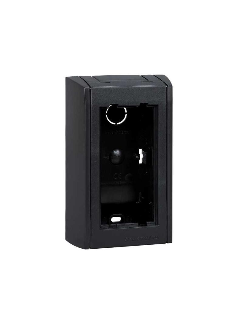 Simon Connect Obudowa natynkowa 1-modułowa z pokrywami bocznymi 2x K45 szary grafit