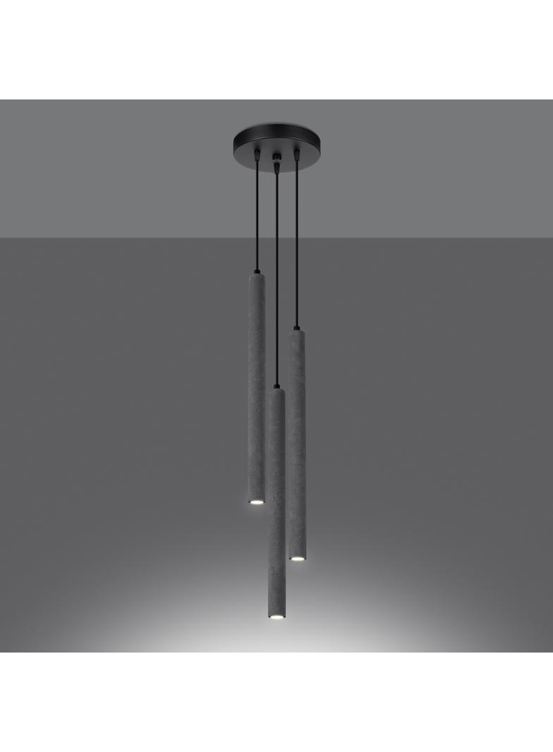 Sollux Lampa wisząca PASTELO 3P beton SL.1273