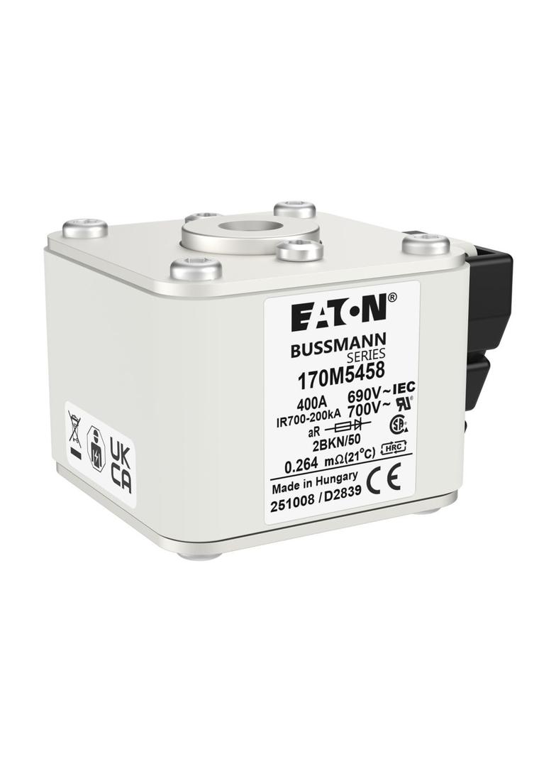 FUSE 400A 690V 2BKN/50 AR UC Wkładka szybka 400A AC 690V rozmiar 2 aR IEC UL 170M5458 EATON