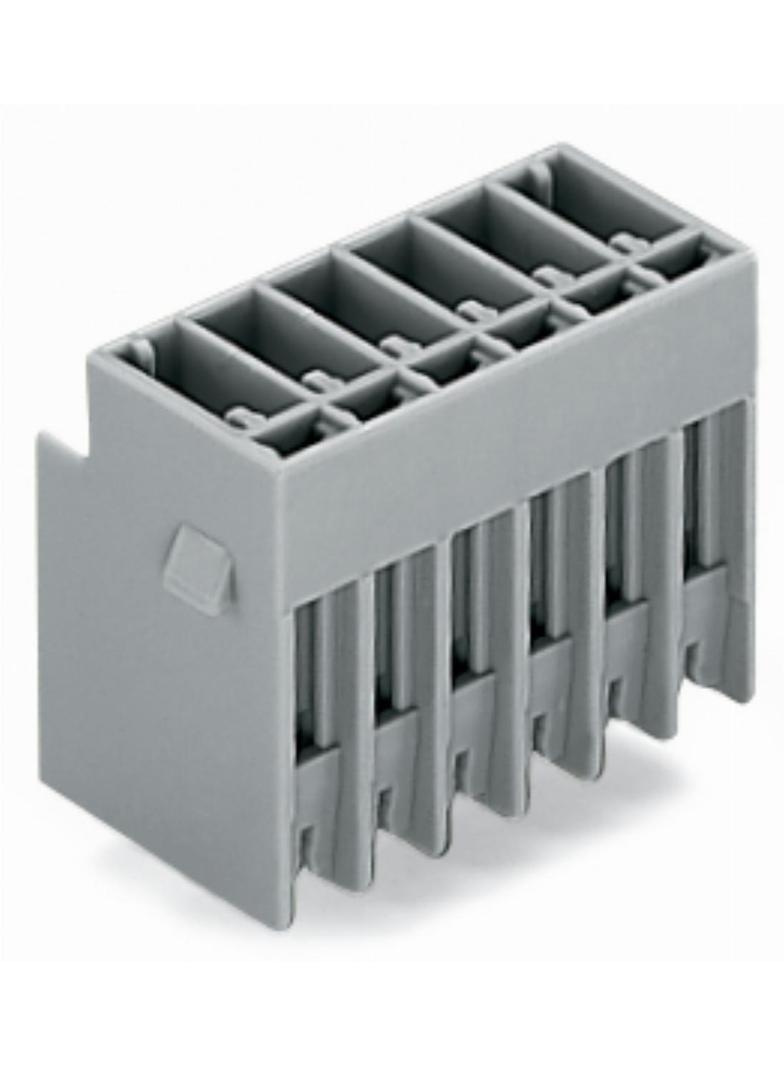 X-COM wtyk 4-biegunowy szary raster 5 mm