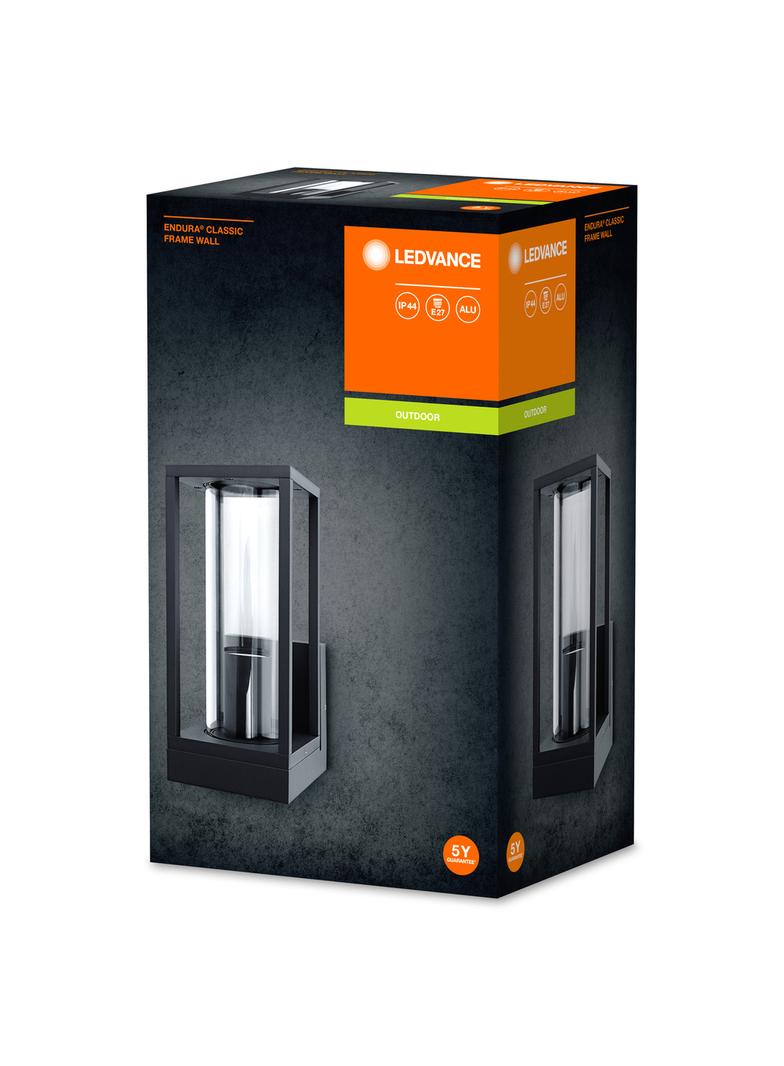 ENDURA CLASSIC FRAME WALL E27 DG LEDV