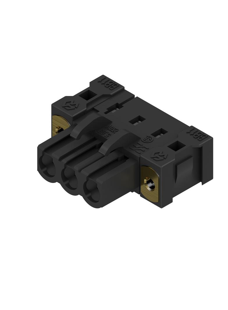 BLL 5.08/03/90FI 3.2SN BK BX Wtyki PCB (złącza płyty), 5.08 mm, Liczba biegunów: 3, kąt odejścia: 90° /72szt./ 1875420000 WEIDMÜLLER