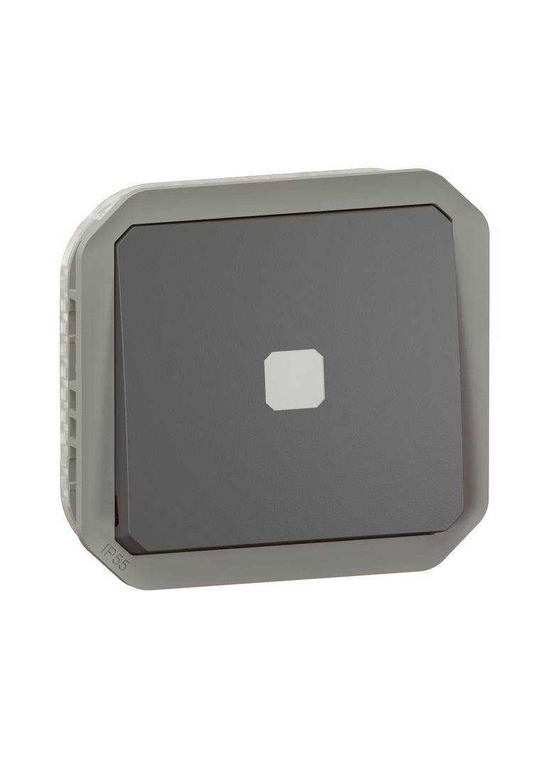 NOWE PLEXO - ŁĄCZNIK CZASOWY PODŚWIETLANY MECHANIZM ANTRACYT 069804L LEGRAND