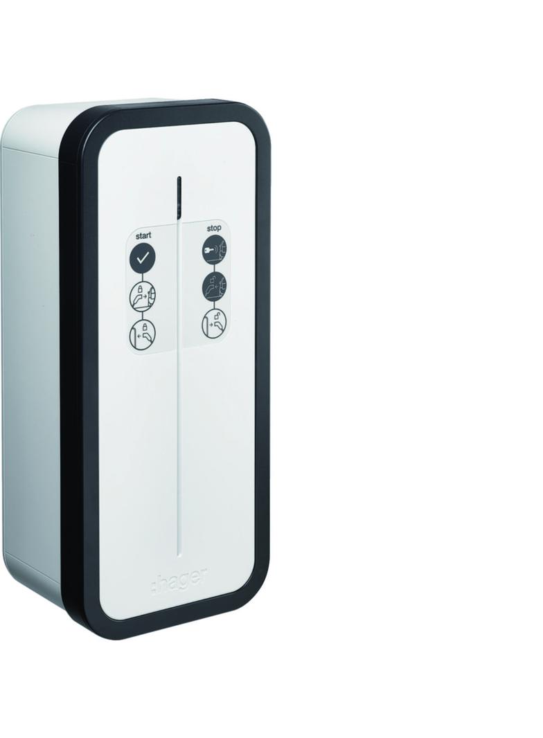 Stacja ładowania pojazdów elektrycznych witty start EVCS 1x11/22kW 3P T2 IP55 z kluczem XEV1K11T22 H