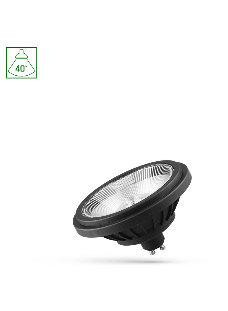Żarówka LED AR111 GU10 230V 14W BASIC 2 SMD 40ST NW b. neutralna CZARNY Spectrum LED