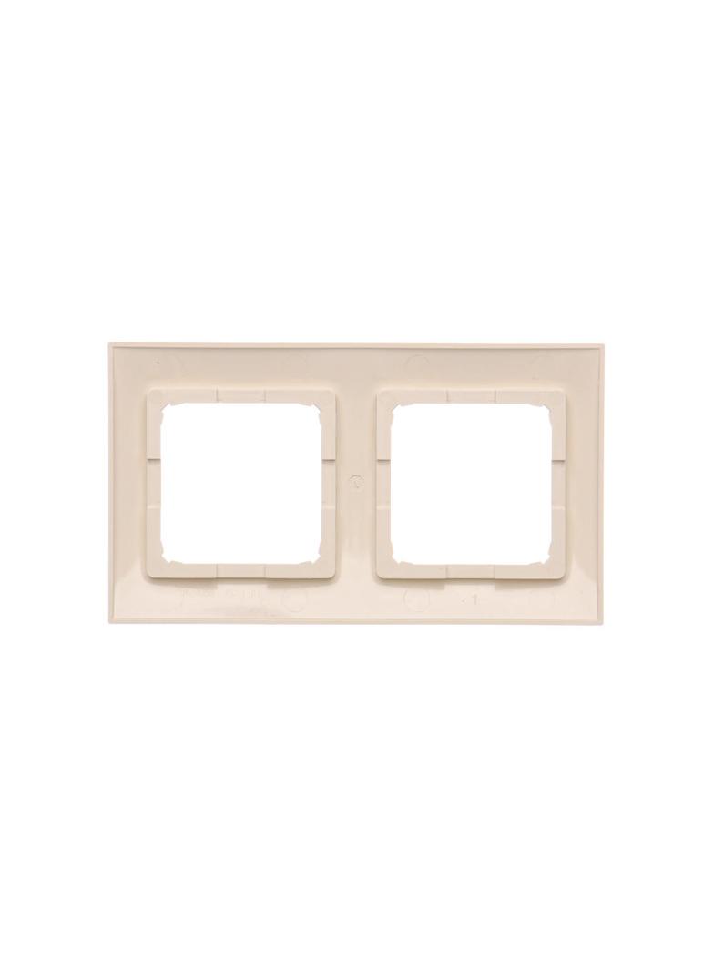 Simon 54 Premium Ramka 2-krotna PREMIUM IP20 / IP44 kremowy DR2/41 KONTAKT