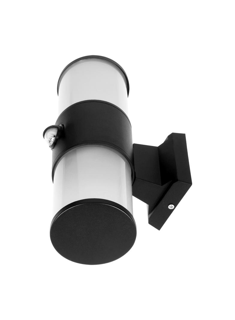 DALIA oprawa ogrodowa z czujnikiem PIR, 2xE27, max. 2x15W, IP54, czarna AD-OP-6567BE27SMR ORNO