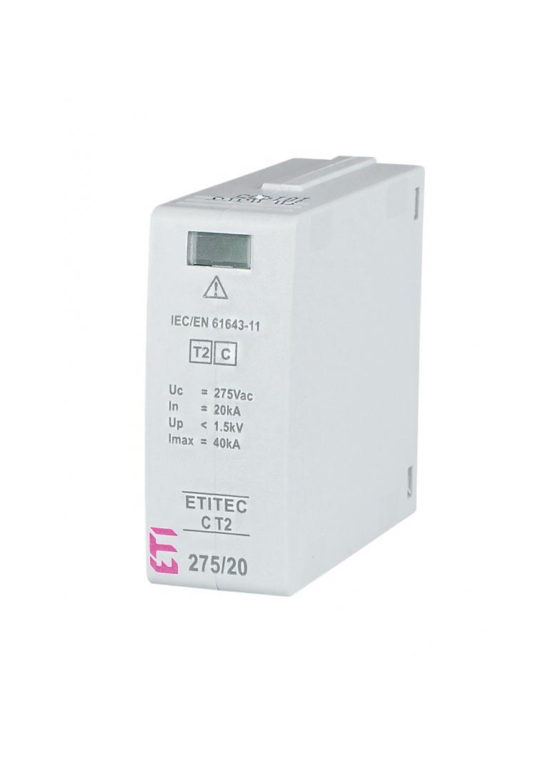 Moduł wymienny ogranicznika przepięć T2 (C) Mod. TEC C T2 275/20 002440414 ETI