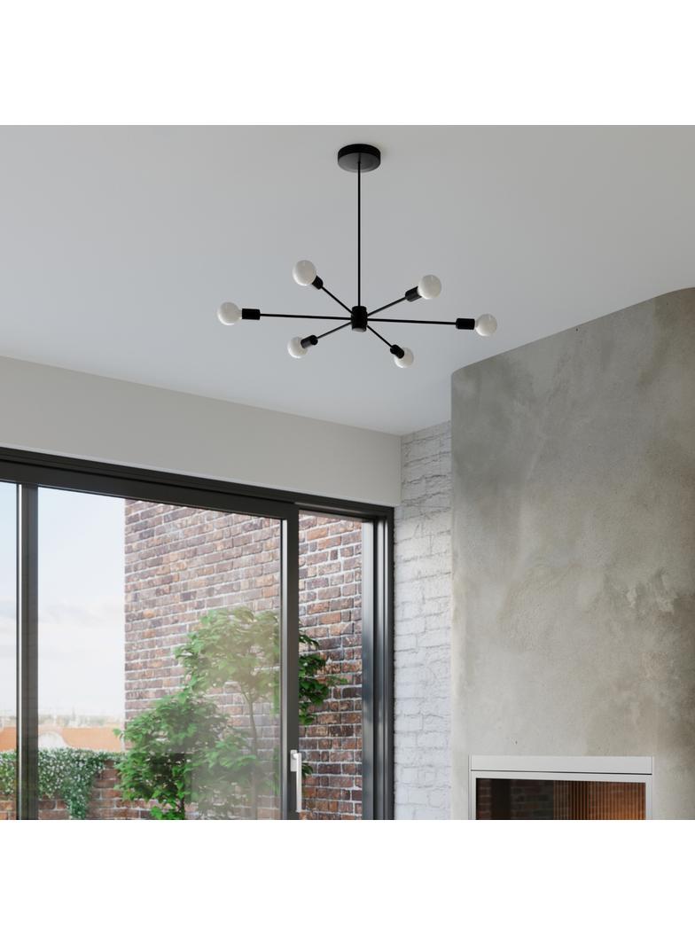 Sollux Żyrandol LANGO 3 czarny SL.1021