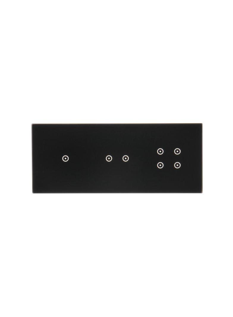 Simon 54 Touch Panel dotykowy S54 Touch 3 moduły 1 pole dotykowe + 2 pola dotykowe poziome + 4 pola dotykowe zastygła lawa DSTR3124/73 KONTAKT